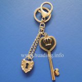 Promotion Metal Key Chain with Decoration