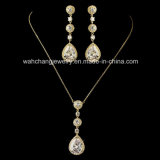 Wedding Bridal CZ Cubic Zirconia Necklace Jewelry Set 4953