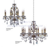 Lobby Project Decoration Crystal Pendant Lighting Candle Chandelier