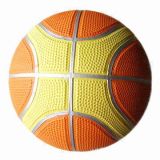 Rubber Basketball with Golf Ball Surface