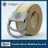 Popular Men D-Ring Woven Belt Strap Canvas Fabric Belt