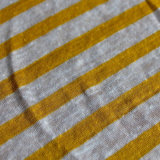 Fashionable Knitted in 100%Linen Yarn Dye Stripe (QA-302)