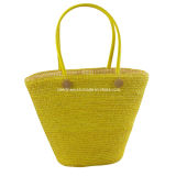 Yellow Wheat Straw Bag for Promotion