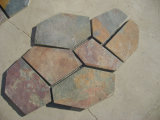 Rusty Slate Meshed Stone for Garden Paving