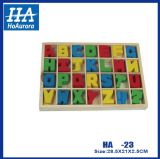 Wooden Alphabet Puzzles Toys (HA-23)