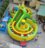 Popular Inflatable Maze Inflatable Castle Park Slide