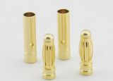 3.5mm Gold Plated Banana Plug Female with Male for RC Model Charger