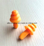 Yellow Silicon Ear Plugs with Christmas Tree Shape