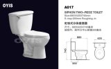 A017 Siphon Two-Piece Toliet S-Trap Sanitary Wares