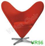 Heart Design Leisure Swivel Chair