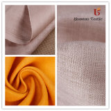 Pure Linen Plain Dyed Fabric/ Linen Viscose Fabric for Garment