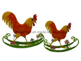 Metal Chicken Decoration (TC-121616S)