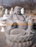 Maitreya Buddha Granite Stone Carving 10