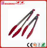 FDA LFGB Approved Premium Stainless Steel and Silicone Food Tongs