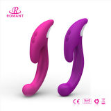 Rabbit Silicone Vibrator, G Spot Masturbation Toys, Adult Sex Products (RMT-033C-DIANA)