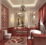 Coral Red Marble Glazed Floor Tile 600X600mm
