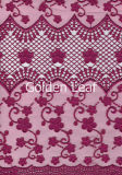 Metallic Thread Garment Accessory Lace Fabric/Apparel Fabric 3D Embroidery for Garments (SLS1112)