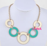 Colorful Fashion Lady Necklace Sweet Round Necklace (LSS101)