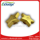 Custom Metal Gold Metal Name Lapel Pin Badge for Party