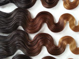 Ombre Remy Virgin Cambodian Human Hair Weave