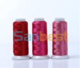100% Colorful Rayon Embroidery Thread for Embroidery 150d/2