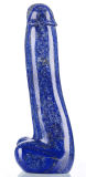 Natural Lapis Lazuli Carved Penis Carving #8p59, Rare Gemstone, Crystal Healing