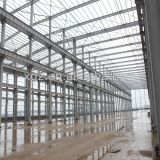 Galvanized/Painted Prefabricated Steel Structure Building with Fiberglass Board