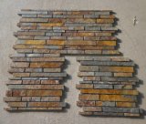 Strip Natural Slate Mosaic Decorative Tile