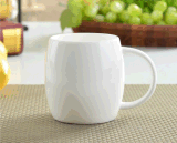 White Ceramic Cups and Mugs Sublimation Strengthen Porcelain