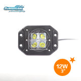 4 Inch CREE LED 12W Offroad ATV 4X4 Flush Mounting LED Work Light (6125F)