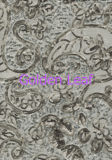 Double Sequin Embroidery Contract Spangle on Embroidery Fabric 3mm Sequin Lace (JPX1058-1)