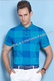 100% Mercerized Cotton Short Sleeves Crossed Men's Polo Shirt/Polotee/Polo T-Shirt
