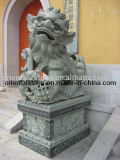 Granite Lion Statue Sculpture, Stone Animal Carving Sculpture
