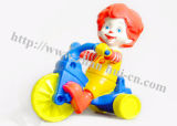 plastic Mcdonald bicycle doll
