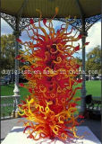 Red Art Blown Glass Craft Sculpture for Decoration