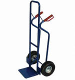 Sack Trolley with Blue Painted Colour and Air Wheels