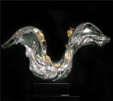 Modern Abstract Metallic Sculpture for Decorative Td-W018