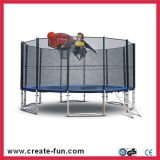Createfun 14ft Kids Trampoline Jumping Bed with Safety Net