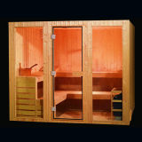 New Design Traditional Steam Sauna Room, Big Wood Sauna Room for 8 Persons, Portable Sauna Room with Sauna Heater (SR118)