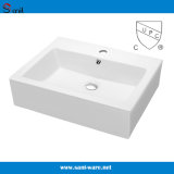 2015 Lastest Design Bathroom Ceramic Vessel Sink with Upc (SN111-035)