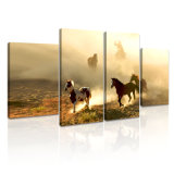 Gallop Horse Living Room Decorative Painting with Canvas Print