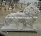 Stone Lion Carving Sculpture