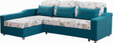 Living Room Fabric Coner Sofa Bed with Storage