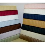 100% Cotton Sateen Stripe Sheet Sets/ Bedding Set (BS-SS002)