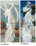 Granite, Marble Carving Sculpture. Character Figure Statues (YKCSL-12)