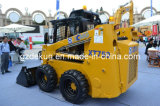 Hot Sell Mini Small Skid Steer Loader with 4 in 1 Bucket Xt750