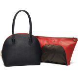 Separable Satchel Bag Design Ladies Fashion Genuine Leather Handbags (HW003-B3008)