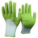 Nmsafety Polyester Shell 3/4 Coated Latex Safety Glove