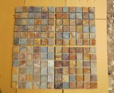 Decorative Rusty Slate Wall Panels Mosaic Tiles (DXSM68)
