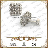 Luxury Crystal Square Shaped Customized Cufflink